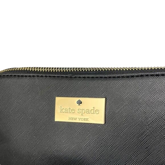 Kate Spade Convertible Crossbody Bag One Size Black Saffiano Leather Shoulder - Picture 11 of 14